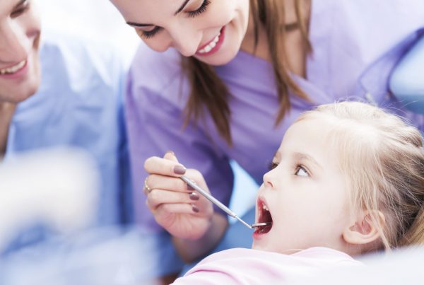 Child at dental chair